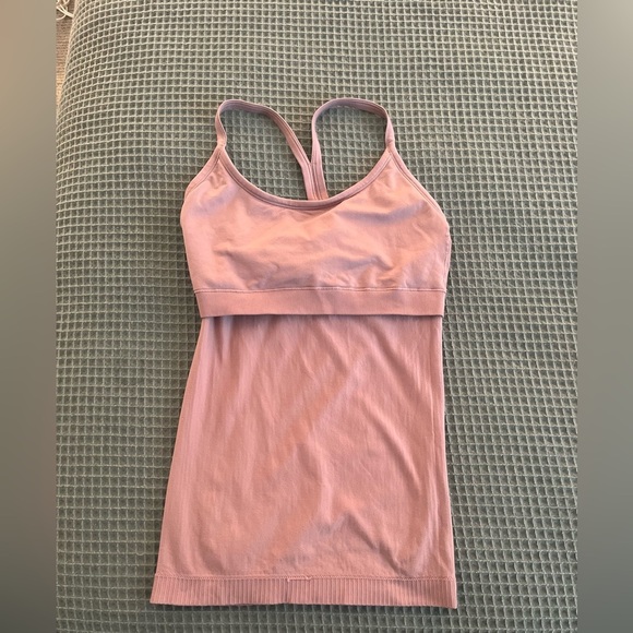 Workout tank top built in bra mauve women size small - Picture 5 of 5